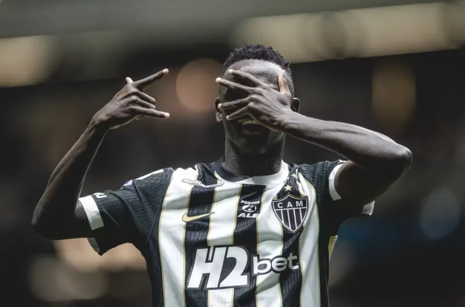 Cissé fez primeiro gol como profissional Pedro Souza / Atlético