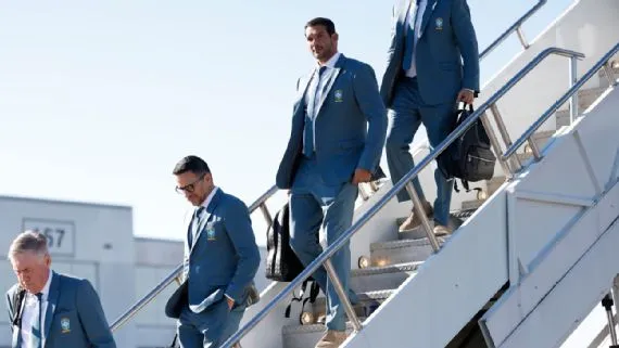 Presidente da CBF, Samir Xaud desembarca com a Seleção Brasileira nos Estados Unidos para a Copa do Mundo Rafael Ribeiro / CBF