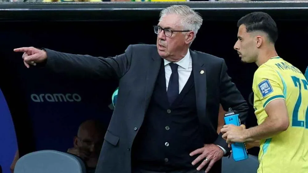 Ancelotti explica entrada de Martinelli e valoriza atuação do Brasil: 'Não estava perdido como contra Marrocos'