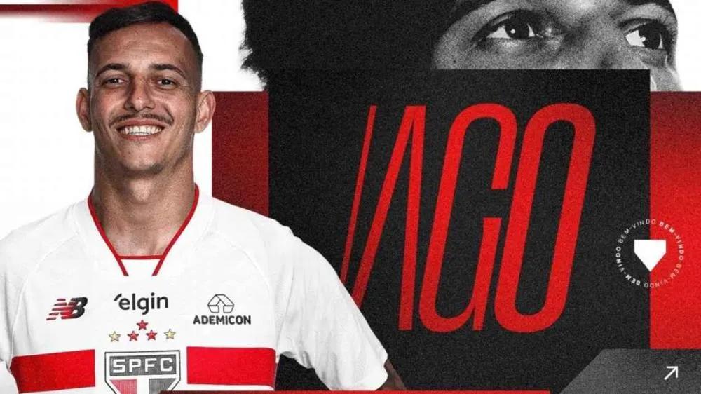 São Paulo anuncia contratação do lateral-esquerdo Iago Borduchi