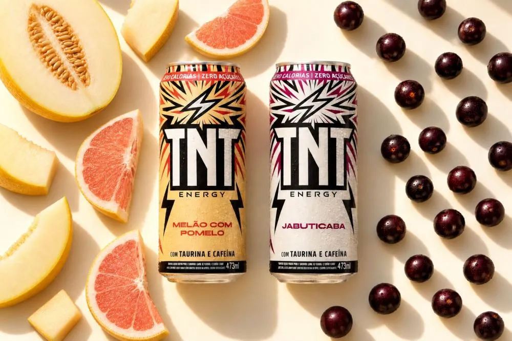 TNT Energy aposta em sabores inéditos e lança energéticos zero açúcares e zero calorias de Jabuticaba e Melão com Pomelo