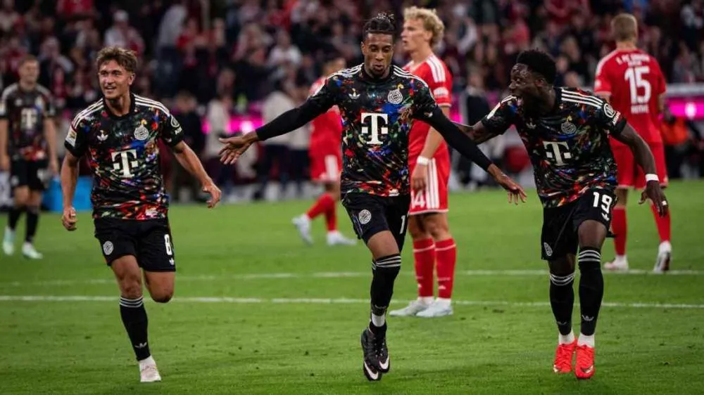Com gol de carrasco do Brasil, Bayern goleia o Union Berlin por 7 a 0 e dorme na liderança da Bundesliga