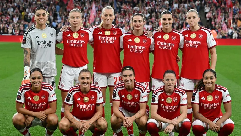 Equipe do Arsenal, que disputa a Champions feminina neste ano Getty Images