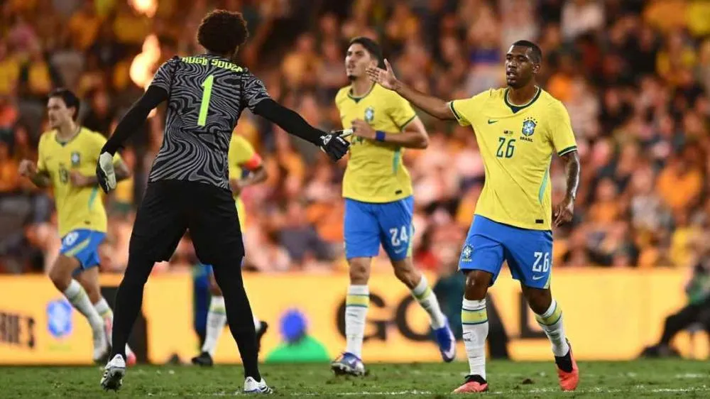 Rayan entra bem e salva 'novo Brasil' de Ancelotti de derrota para a Austrália no início do ciclo da Copa-2030