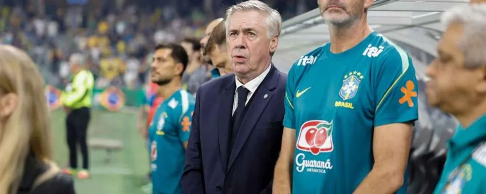 Ancelotti pede paciência após tropeço e diz que resultado não é prioridade do momento na Seleção