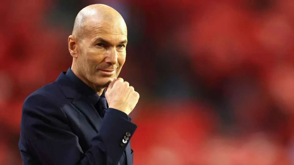 Zidane durante Bélgica x França em jogo da Nations League Dean Mouhtaropoulos/Getty Images
