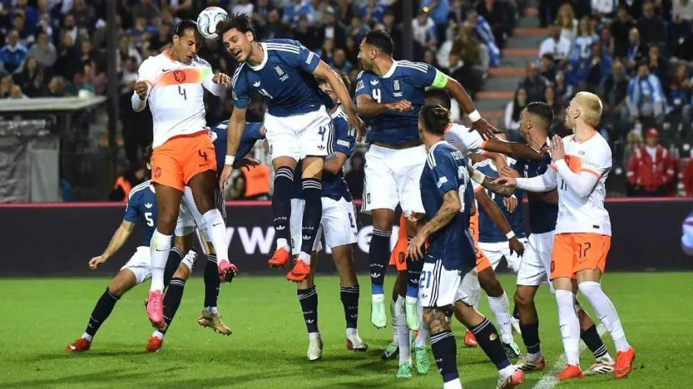 Grécia abre 2 a 0, mas Holanda reage e busca empate na Nations League