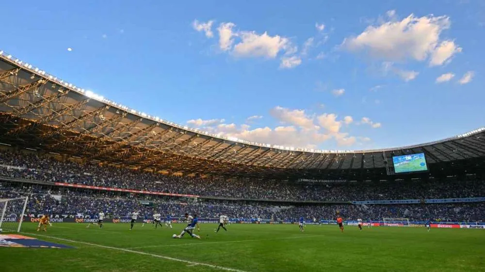 Vista do Mineirão durante jogo entre Cruzeiro e Botafogo, pelo Brasileirão Pedro Vilela/Getty Images