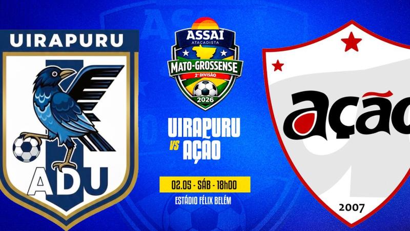 UIRAPURU X AÇÃO | 3° RODADA DO CAMPEONATO MATO-GROSSENSE 2026