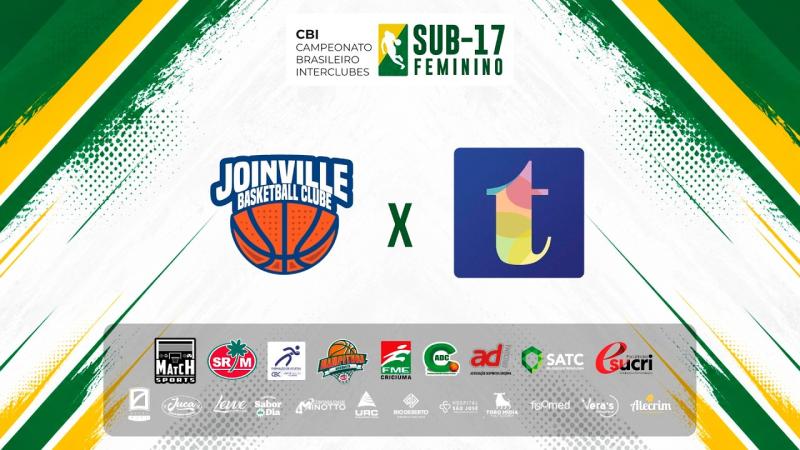 Joinville B.C. (SC) x Sociedade Thalia (PR) - CBI SUB-17 FEMININO - QD 02 - DIA 03 - @MATCHSPORTS.TV
